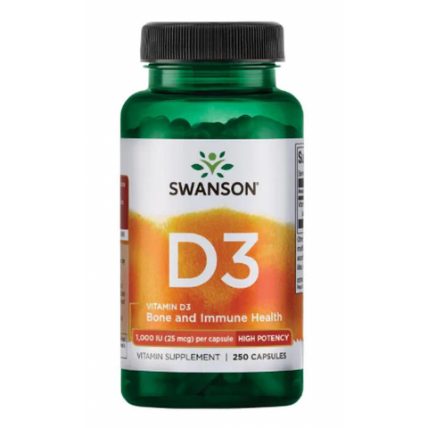 D-3 High Potency Vitamin 1000iu - 250caps