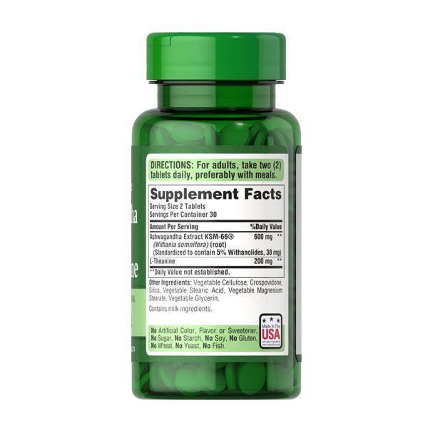 Ashwagandha KSM-66&reg; & L-Theanine - 60 tabs