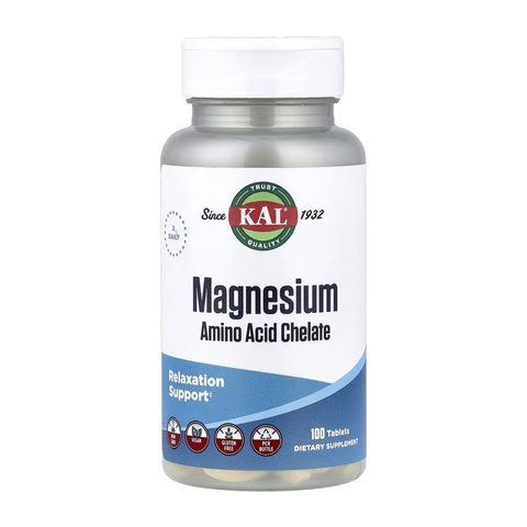 Magnesium Amino Acid Chelate 220mg - 100 tabs