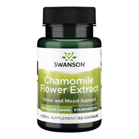 Chamomile Flower Extract Standardized Apigenin 500 mg - 60caps