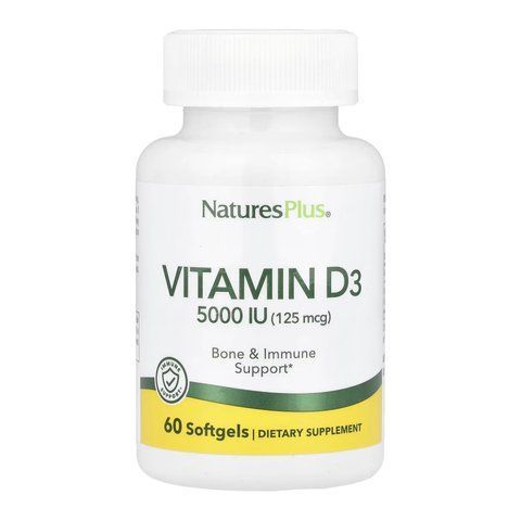Vitamin D3 5000 IU - 60 softgels