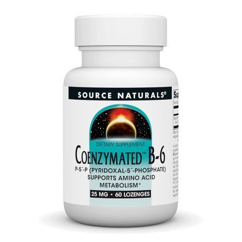 Coenzymated&trade; Vitamin B-6 25 mg - 60 lozenges