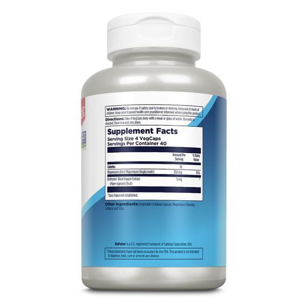 Magnesium Glycinate 350 - 160 veg caps (Затерта дата)