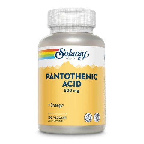Pantothenic Acid 500mg - 100 veg caps