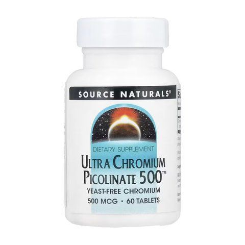 Ultra Chromium Picolinate 500&trade; 500 mcg - 60 tabs