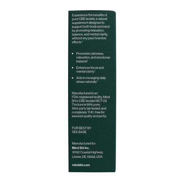 CBD Oil Isolate 1000 mg Orange - 10 ml