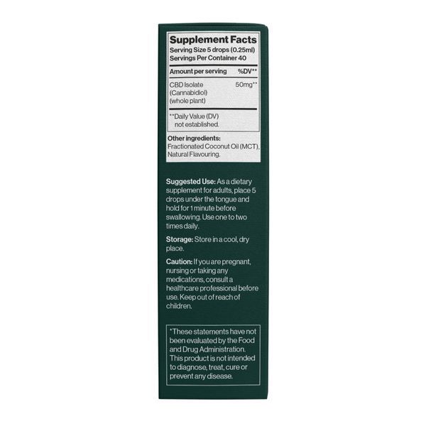 CBD Oil Isolate 2000 mg Orange - 10 ml