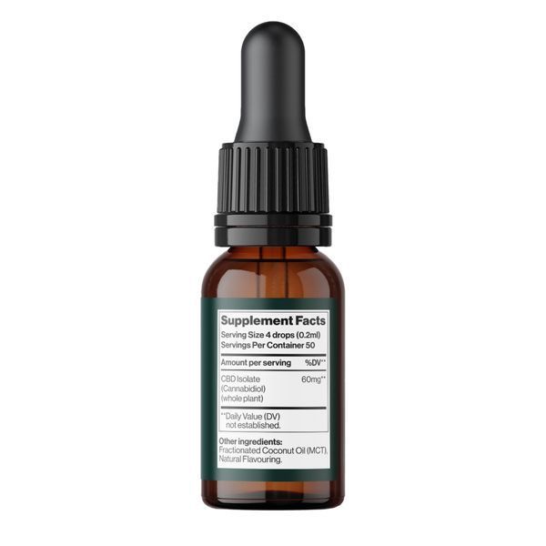 CBD Oil Isolate 3000 mg Orange - 10 ml