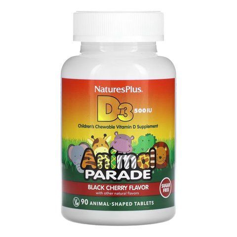Kids Vit D3 Chewable Sugarfree 500 IU - 90 tabs
