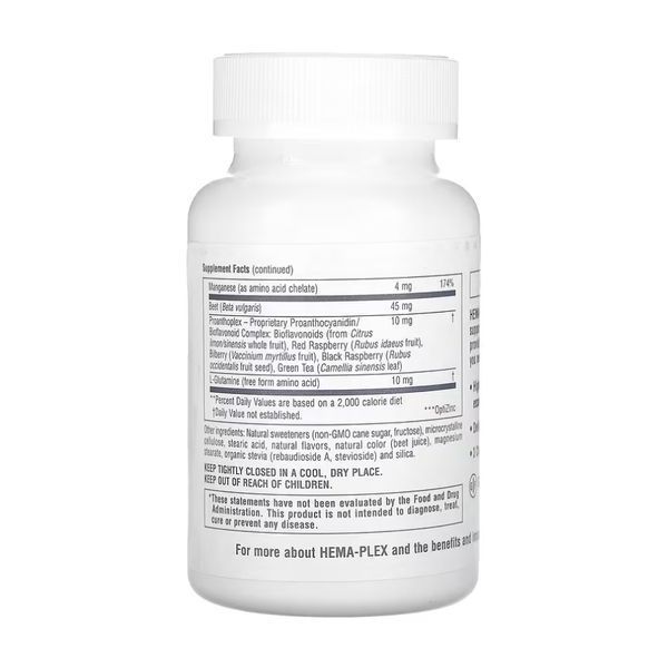 Hema-Plex - 60 chewable tabs