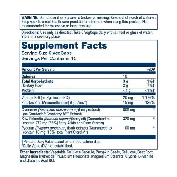 Pygeum & Saw Palmetto w/CranActin - 90 vcaps