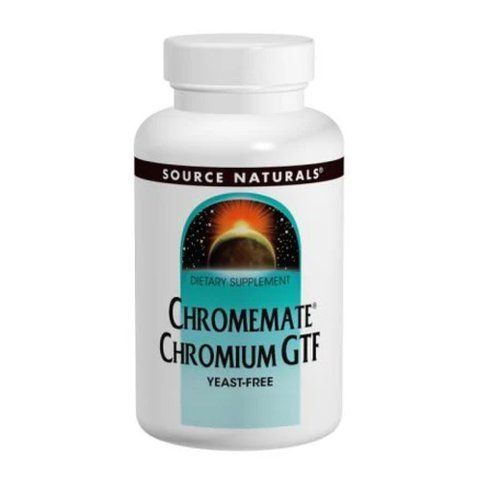 ChromeMate&reg; Chromium GTF 200mcg Yeast Free - 120 tabs