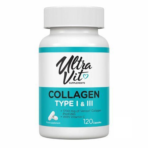 Collagen Type I & III - 120 caps (Пошкоджена пломба)