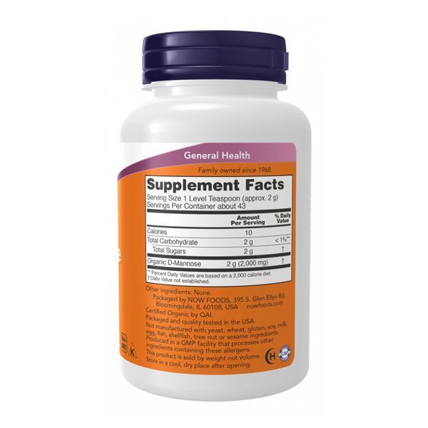 D-Mannose Organic Pure Powder - 85g