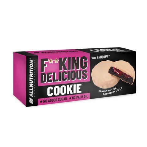 Fitking Delicious Cookie - 128g Peanut Butter Raspberry Jelly (Пошкоджена упаковка)