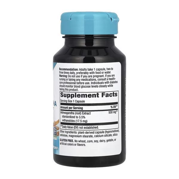 Ashwagandha - 60 vcaps (Пошкоджена етикетка)