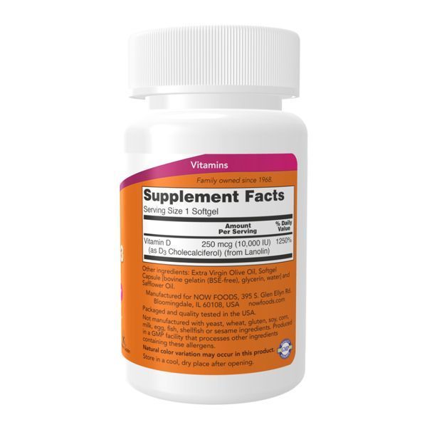 VIT D-3 10,000 IU - 240 sgels (Без етикетки)