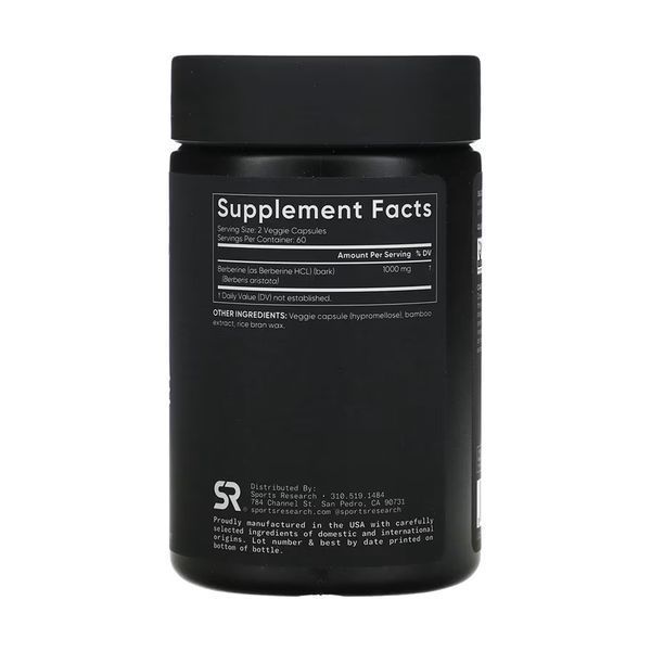 Berberine 1000mg - 120 vcaps
