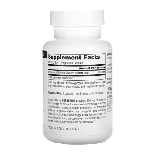 Berberine 500 mg - 60 caps