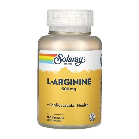 L-Arginine Free Form 500mg - 100 vcaps